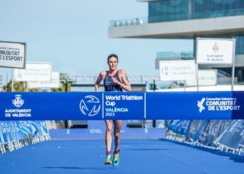 Gwen Jorgensen se impuso en la Copa del Mundo de triatlón de Valencia y Noelia Juan fue cuarta