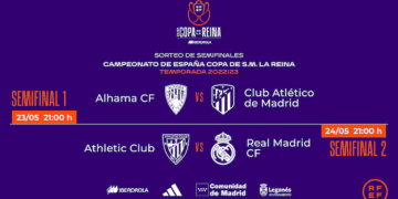 Alhama-Atlético de Madrid y Athletic-Real Madrid, las semifinales
