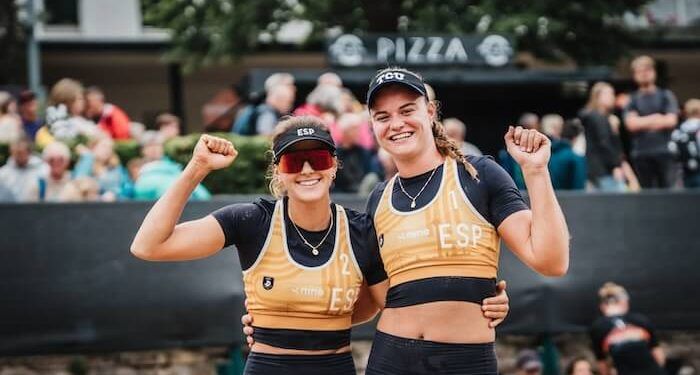 Daniela Álvarez y Tania Moreno finalizaron cuartas en el campeonato de Europa