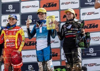 Daniela Guillén, subcampeona del Mundo de motocross