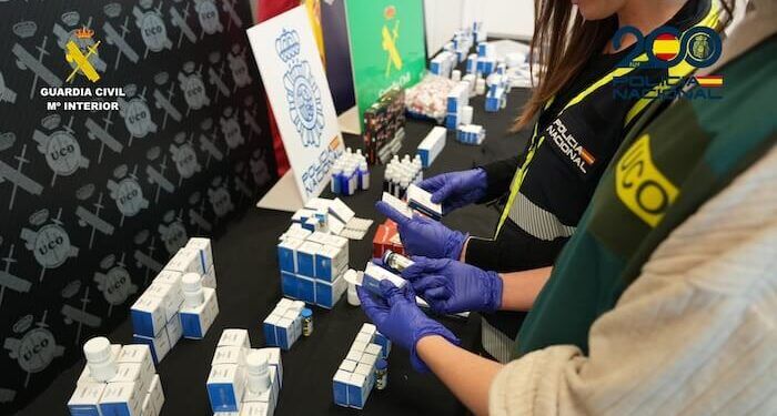 Desarticulan un grupo criminal que operaba con sustancias dopantes y otros medicamentos ilegales