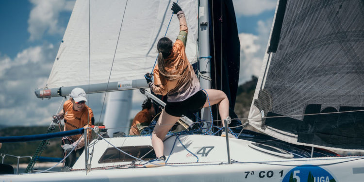 Dorsia Covirán lidera la liga de vela en la prueba de Madrid