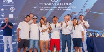 El Dorsia, de Nuria Sánchez, se adjudicó la victoria en J80 en el Trofeo SM la Reina