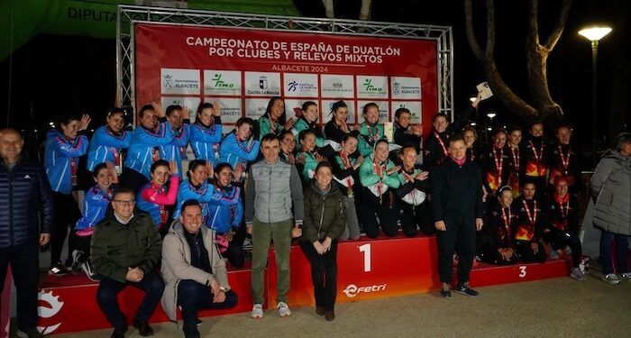 CEA Bétera, campeón de España de duatlón por clubes 2024 en Albacete