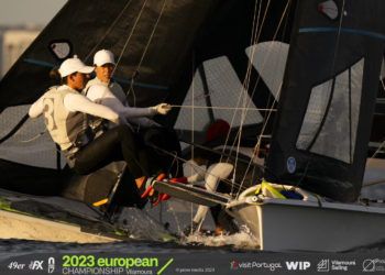 Echegoyen y Barceló recuperan el segundo puesto provisional en el Europeo de 49er FX