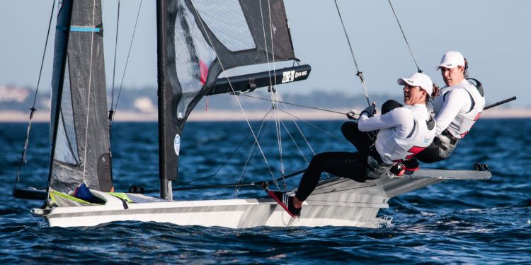 Echegoyen y Barceló, terceras antes la disputa de la última jornada del europeo de 49er FX