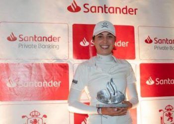 Elena Hualde inaugura su palmarés profesional al ganar el Santander Golf Tour Match Play en Pedreña