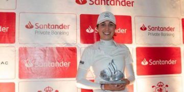 Elena Hualde inaugura su palmarés profesional al ganar el Santander Golf Tour Match Play en Pedreña