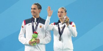 Emma García y Dennis González, plata en dúo mixto en los Juegos Europeos