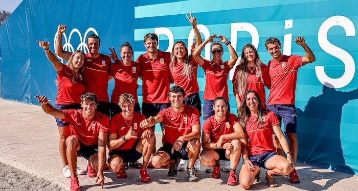 Los 13 regatistas orgullosos de representar a la vela española en París ya están en Marsella
