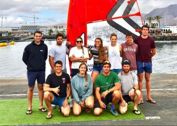 Lanzarote, primera cita internacional del Equipo Preolímpico de iQFoil