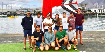 Lanzarote, primera cita internacional del Equipo Preolímpico de iQFoil