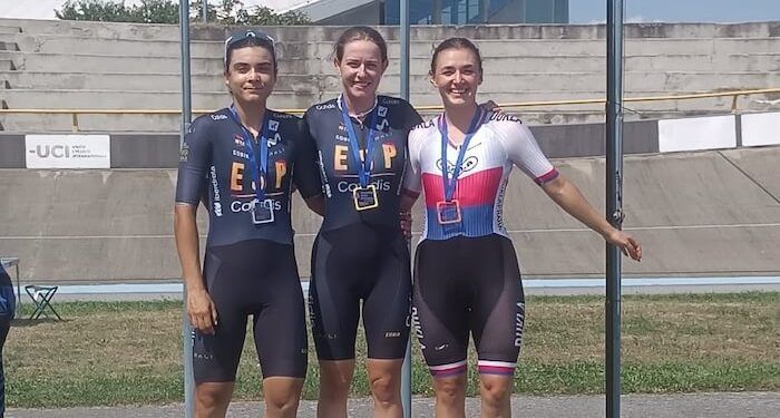 Eva Anguela, en puntuación y en eliminación, e Izzy Escalera, en scratch, logran el oro en Eslovenia