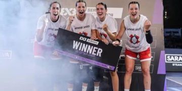La selección española 3×3 se adjudicó el título de Women’s Series en Pristina