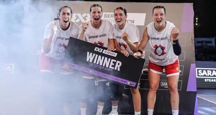 La selección española 3×3 se adjudicó el título de Women’s Series en Pristina