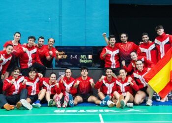 La selección española de bádminton se clasificó para el campeonato de Europa por equipos