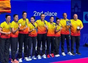 La selección española de bádminton se proclamó subcampeona de Europa