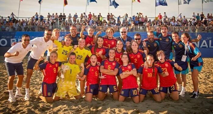 España, campeona de Europa de fútbol playa