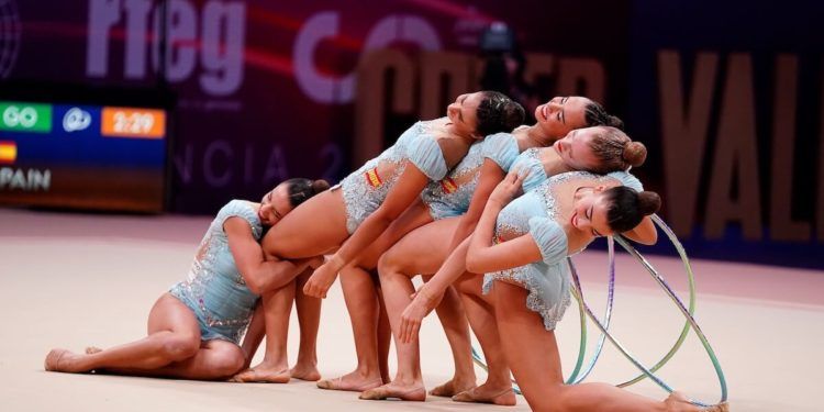 El conjunto español logró la plata mundial en aros