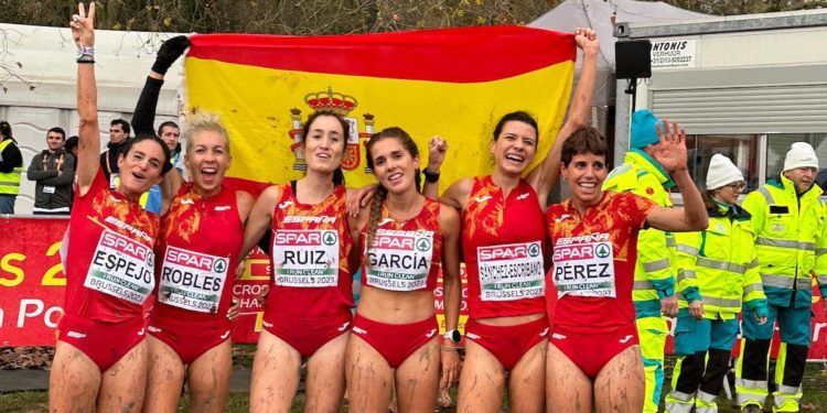 España, subcampeona de Europa de cross por equipos