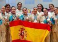 España, plata en la clasificación por equipos de gimnasia artística en los Juegos Mediterráneos