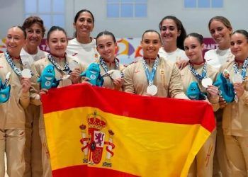 España, plata en la clasificación por equipos de gimnasia artística en los Juegos Mediterráneos