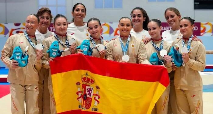 España, plata en la clasificación por equipos de gimnasia artística en los Juegos Mediterráneos