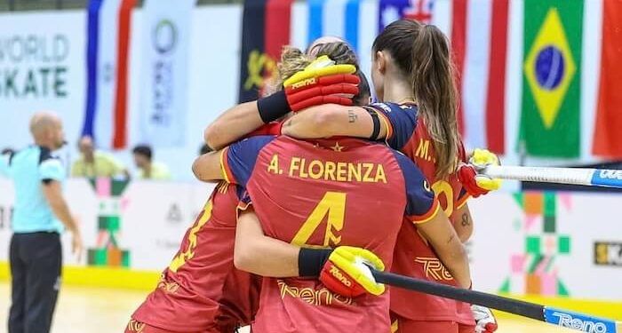 España abrió la defensa del título mundial de hockey patines con una goleada ante Francia