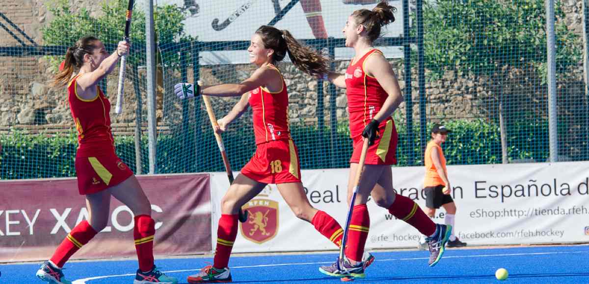 España y Bélgica firman tablas en el internacional junior de hockey hierba