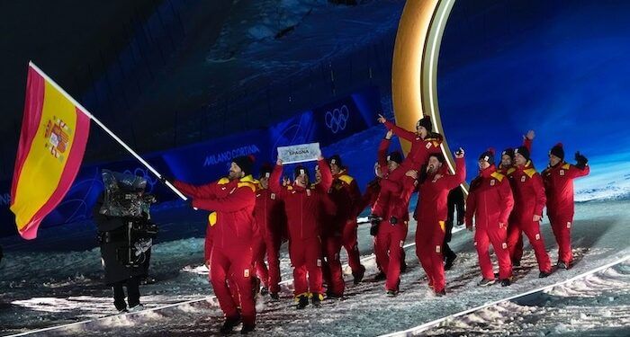 El equipo español enlaza con la emoción de la inauguración de los Juegos de Milán-Cortina