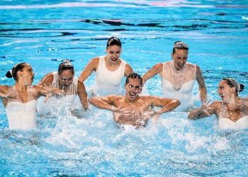 España logró el bronce en la final de la rutina acrobática por equipos del Mundial