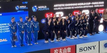 España, oro en equipo técnico en la Copa del Mundo de natación artística de París 2025