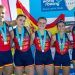 España cerró con sendas nuevas platas el Mundial de esprint playa de remo en Turquía