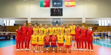 España superó a Portugal en su estreno en el Preeuropeo de voleibol