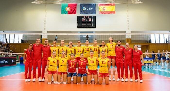 España superó a Portugal en su estreno en el Preeuropeo de voleibol