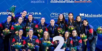 España, subcampeona de Europa de waterpolo