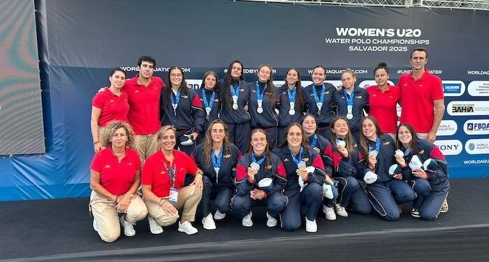 España, plata en el Mundial júnior de waterpolo tras una igualada final ante Estados Unidos