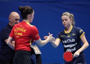 España no repite cuartos de final y se despide del Europeo de tenis de mesa tras perder con Suecia
