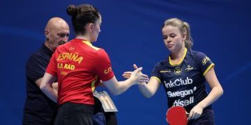 España no repite cuartos de final y se despide del Europeo de tenis de mesa tras perder con Suecia