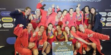 España derrotó a Grecia para resolver triunfal la División 1 de la World Cup de waterpolo