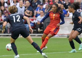 España ganó a Estados Unidos en su visita en Washington en el primero de sus dos amistosos