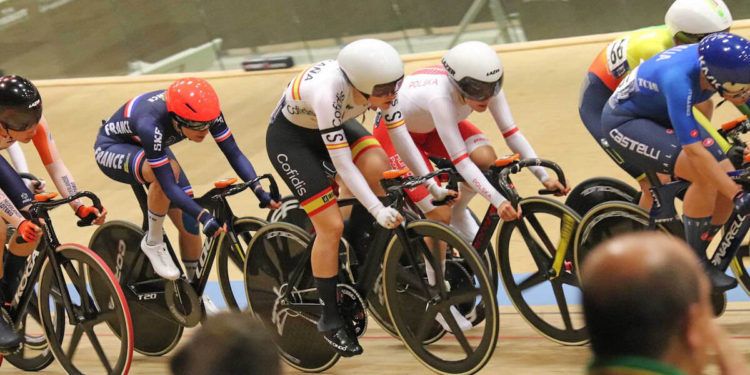 Eukene Larrarte concluye undécima en el Omnium del Europeo de pista