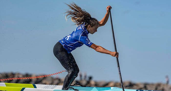 Duna Gordillo y Elene Etxeberría logran sendas platas en el Euro SUP 2022