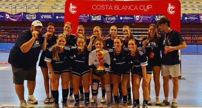 Las canadienses del Éverest-Rimouski se proclaman campeonas sub’16 en la CBC Futsal