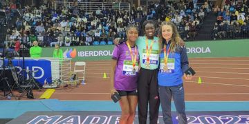 Fátima Diame logra su sexto título nacional en longitud bajo techo
