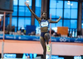 Fátima Diame conquistó su octavo título de campeona de España de longitud en pista cubierta