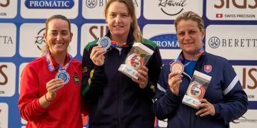 Fátima Gálvez se adjudicó la medalla de plata en tiro al plato en la Copa del Mundo en Almaty