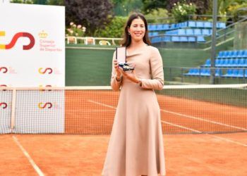 Garbiñe Muguruza recibió la medalla de oro de la Real Orden del Mérito Deportivo del CSD