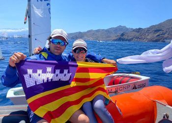 Tim Lubat, campeón de la Copa de España de Optimist