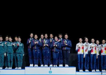 España sumó siete medallas en el Mundial por edades de gimnasia aeróbica